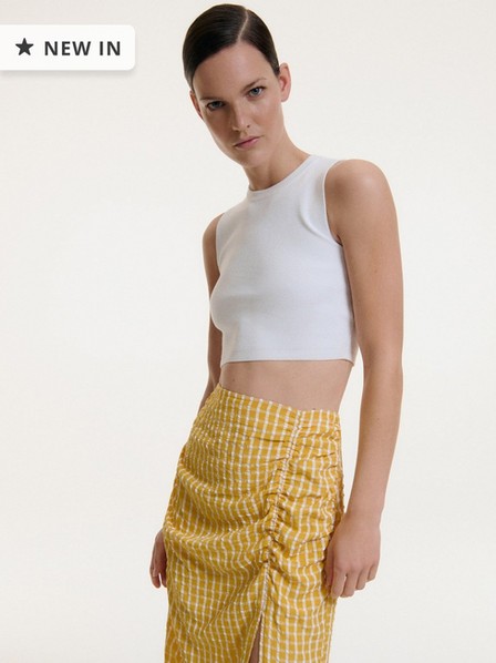 Reserved - Yellow Midi Skirt